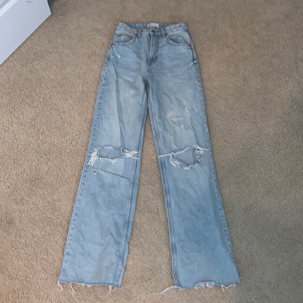 Zara wide leg jeans